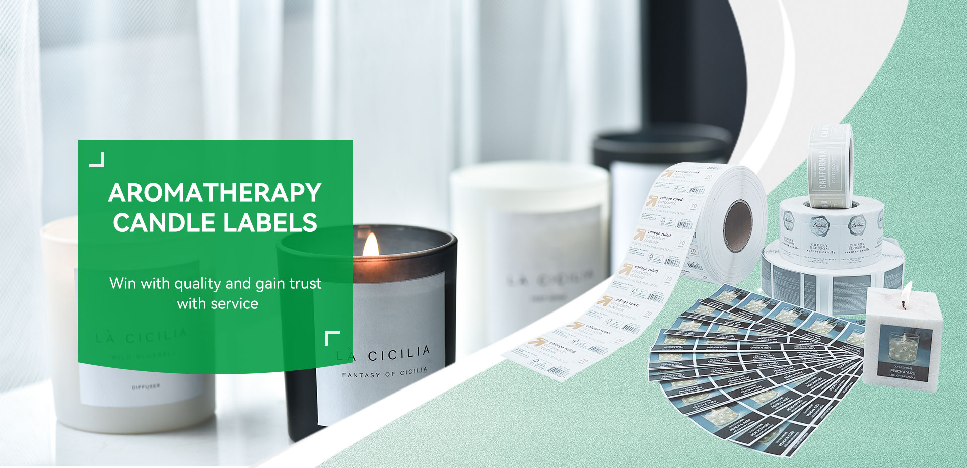 Виробник етикетки Aromatherapy Candle